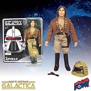 Battlestar Galactica Captain Apollo 8-Inch Figure Signed